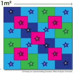 Exclusieve border rotsplantentapijt